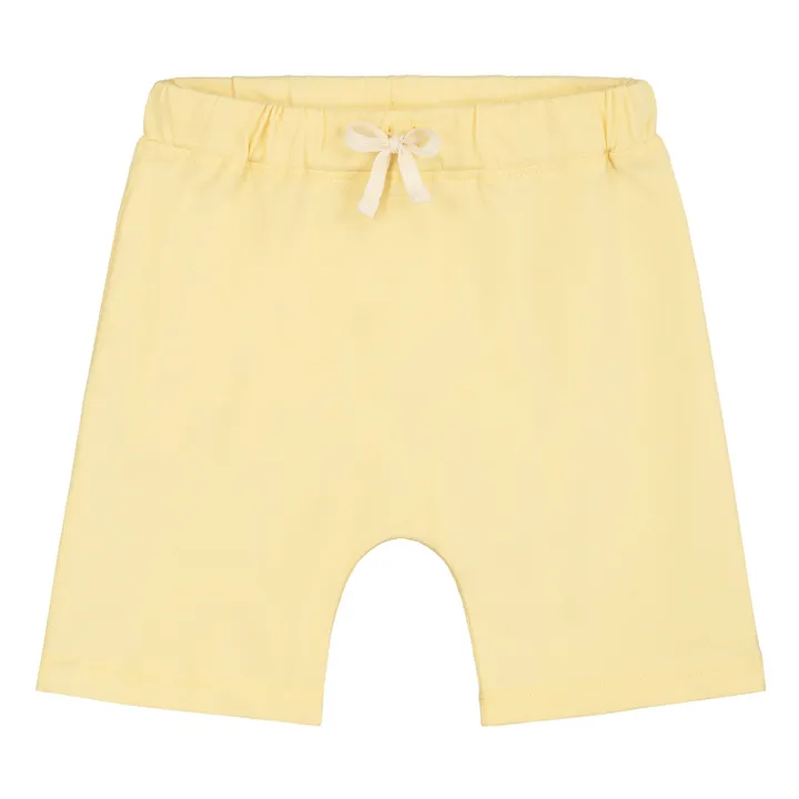 Shorts algodón orgánico | Amarillo palo- Imagen del producto n°0