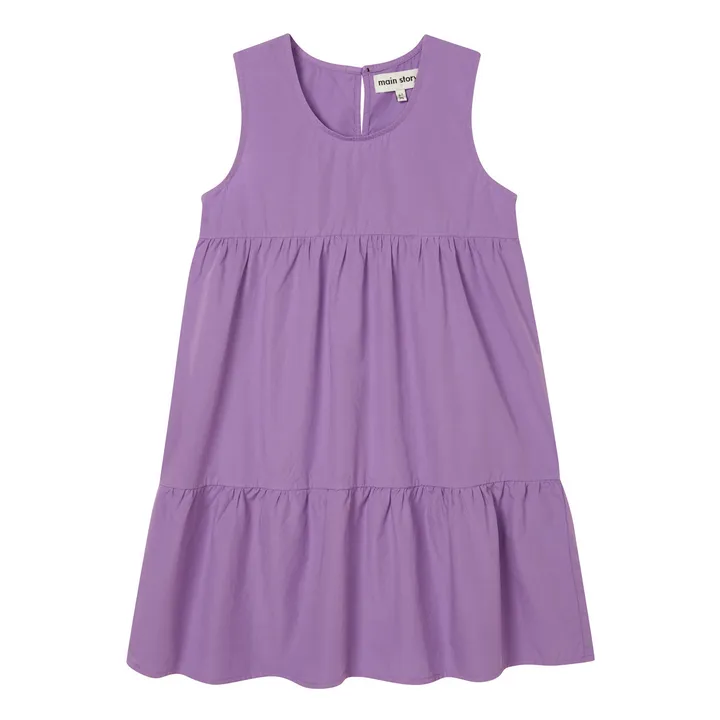 Kleid Bio-Baumwolle | Violett- Produktbild Nr. 0