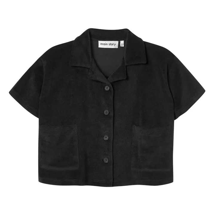 Camisa algodón orgánico | Negro- Imagen del producto n°0