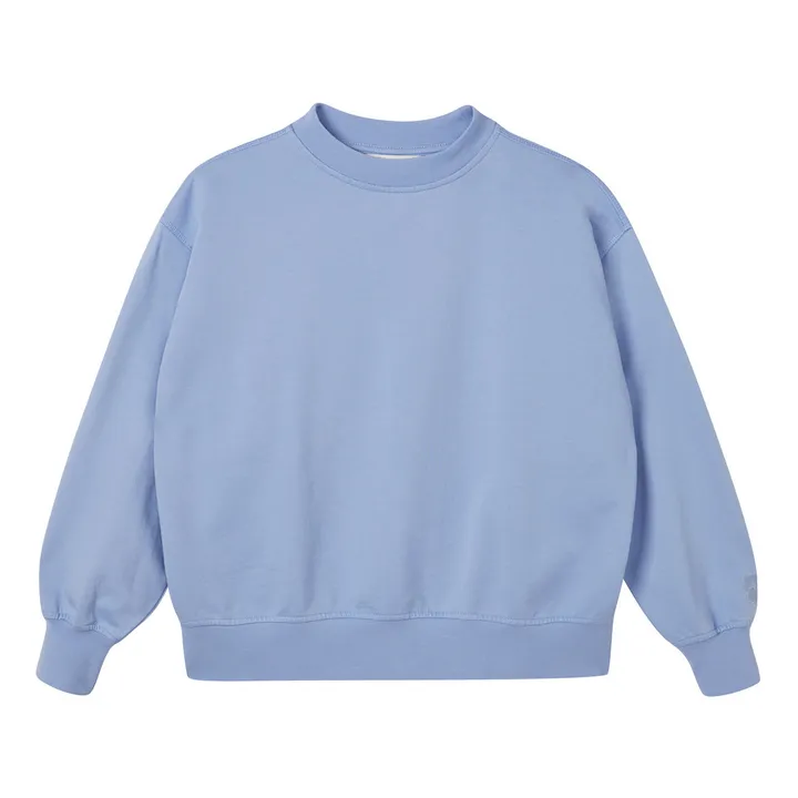 Sweatshirt Oversized Uni Bio-Baumwolle | Hellblau- Produktbild Nr. 0