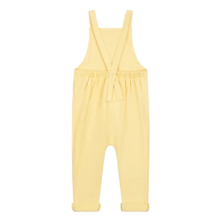 Organic Cotton Overalls  | Yellow- Product image n°1