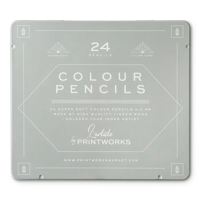 Scatola con 24 matite colorate- Immagine del prodotto n°1