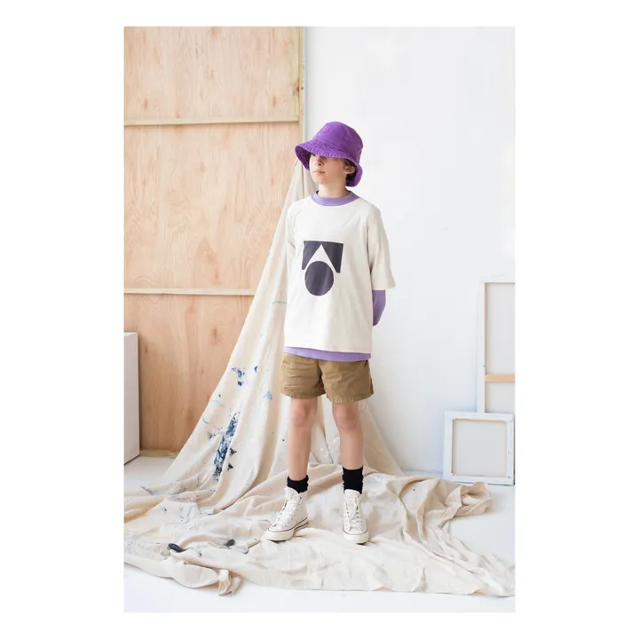 Organic Cotton Dress | Purple- Product image n°3