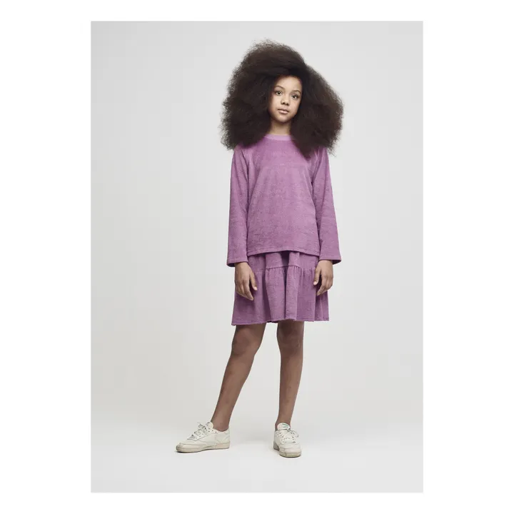 Organic Cotton Skirt  | Purple- Product image n°1