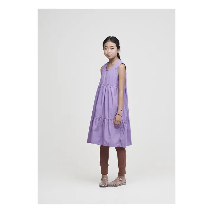 Kleid Bio-Baumwolle | Violett- Produktbild Nr. 3