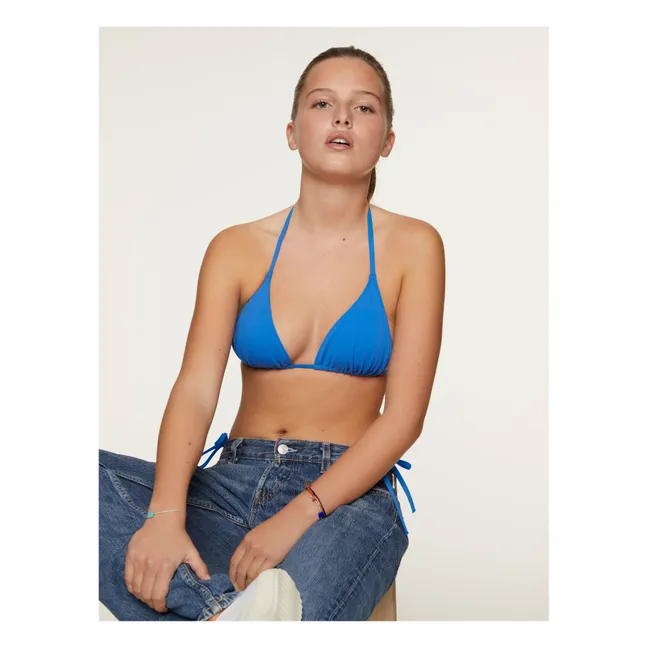Haut de Maillot de Bain Bio Mini Triangle | Bleu