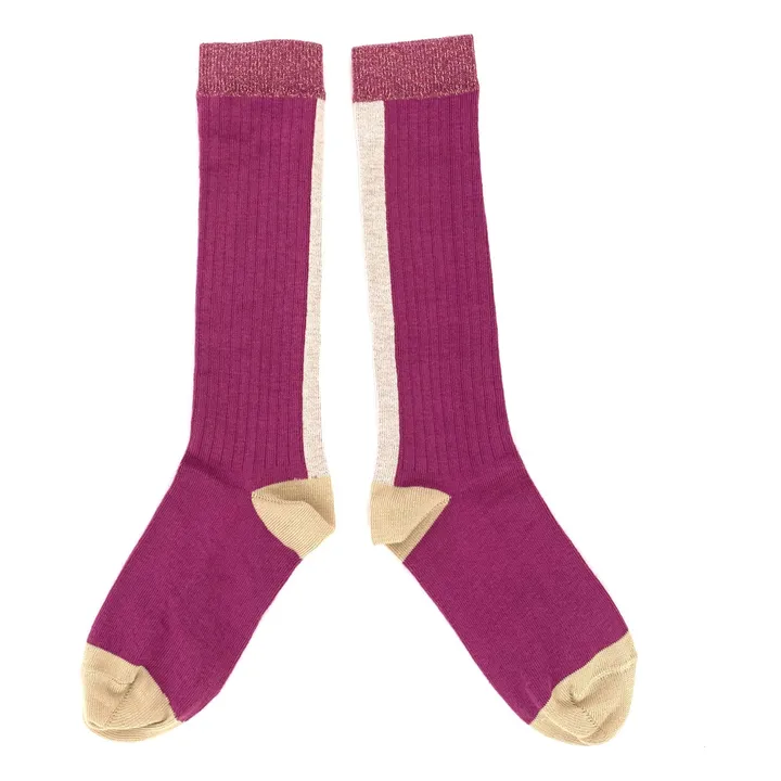 Organic Cotton Socks | Purple- Product image n°0
