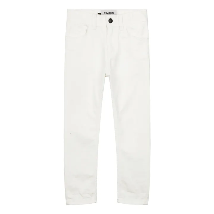 Ewan 5 Pocket Jeans  | White- Product image n°0