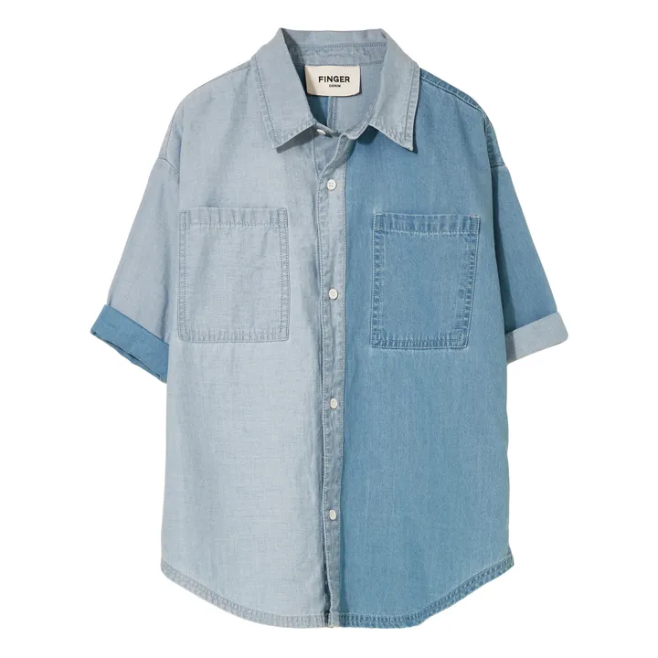 Dany Oversized Shirt  | Blue- Product image n°0