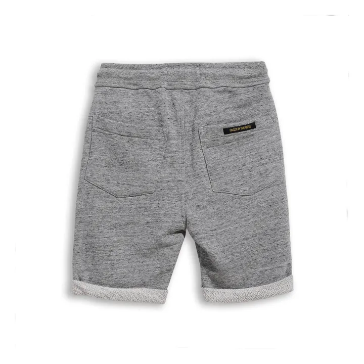 New Grounded Plain Shorts  | Grey- Product image n°3