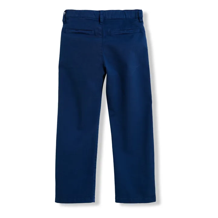 Chino Straight Portman Trousers  | Blue- Product image n°1