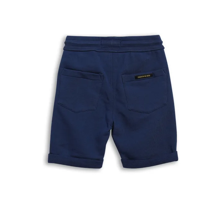New Grounded Plain Shorts  | Blue