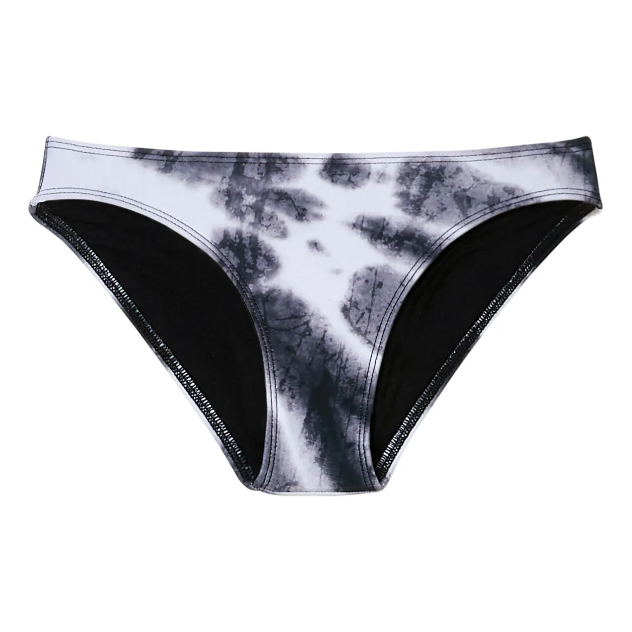 Finger In The Nose Black Bari Tie-Dye Swimming Briefs