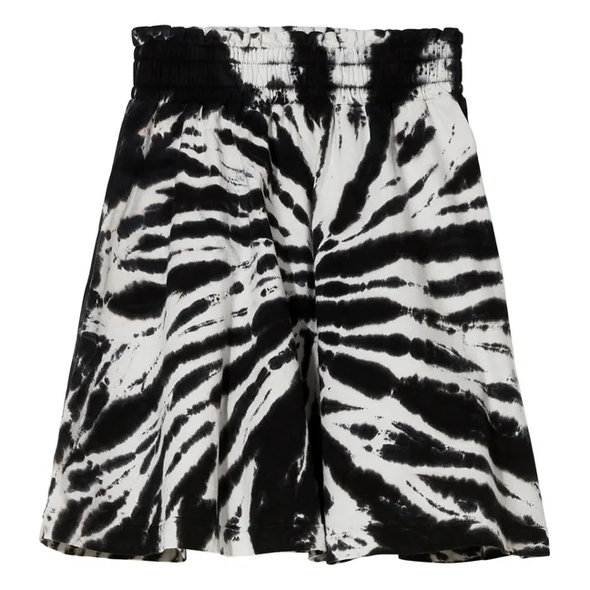 Falda Flow Tie & Dye | Negro