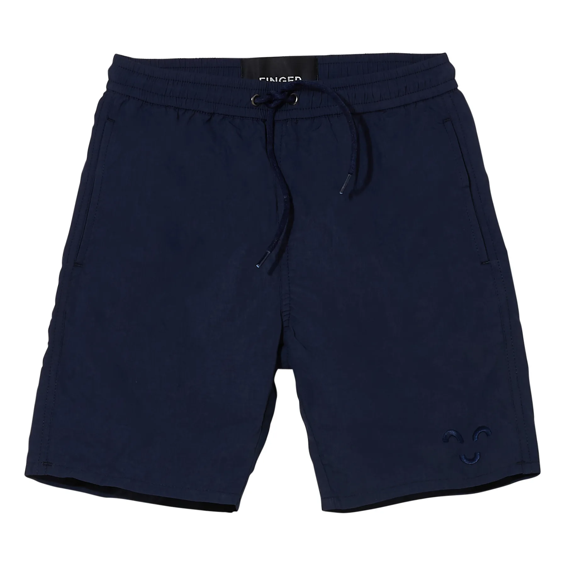 Finger In The Nose Navy Blue Goodboy Plain Swimming Shorts