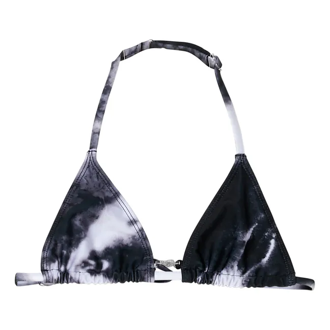 Top de bikini Noa Tie & Dye | Negro