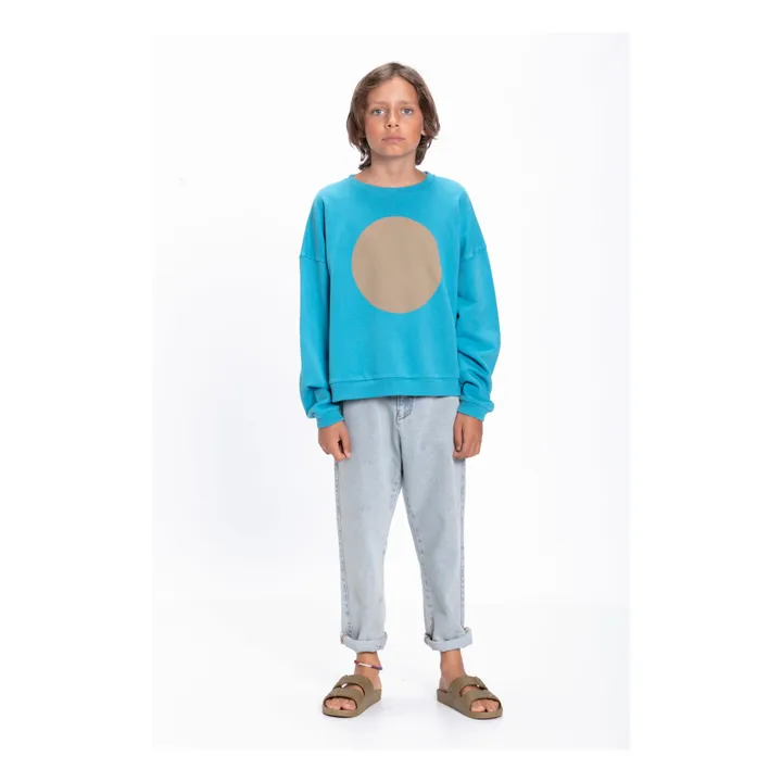 Sweatshirt Rec aus Bio-Baumwolle | Blau- Produktbild Nr. 2