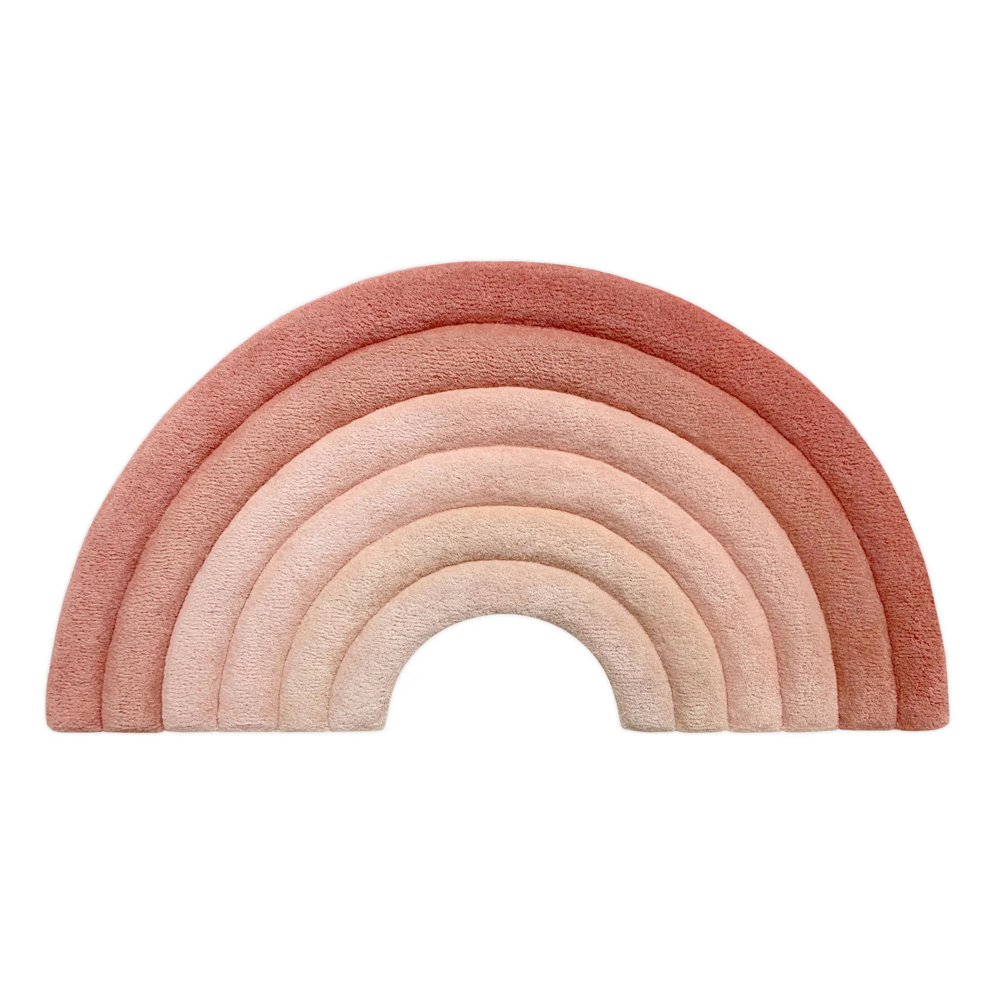 Tapis Rainbow en laine | Rose- Image produit n°0