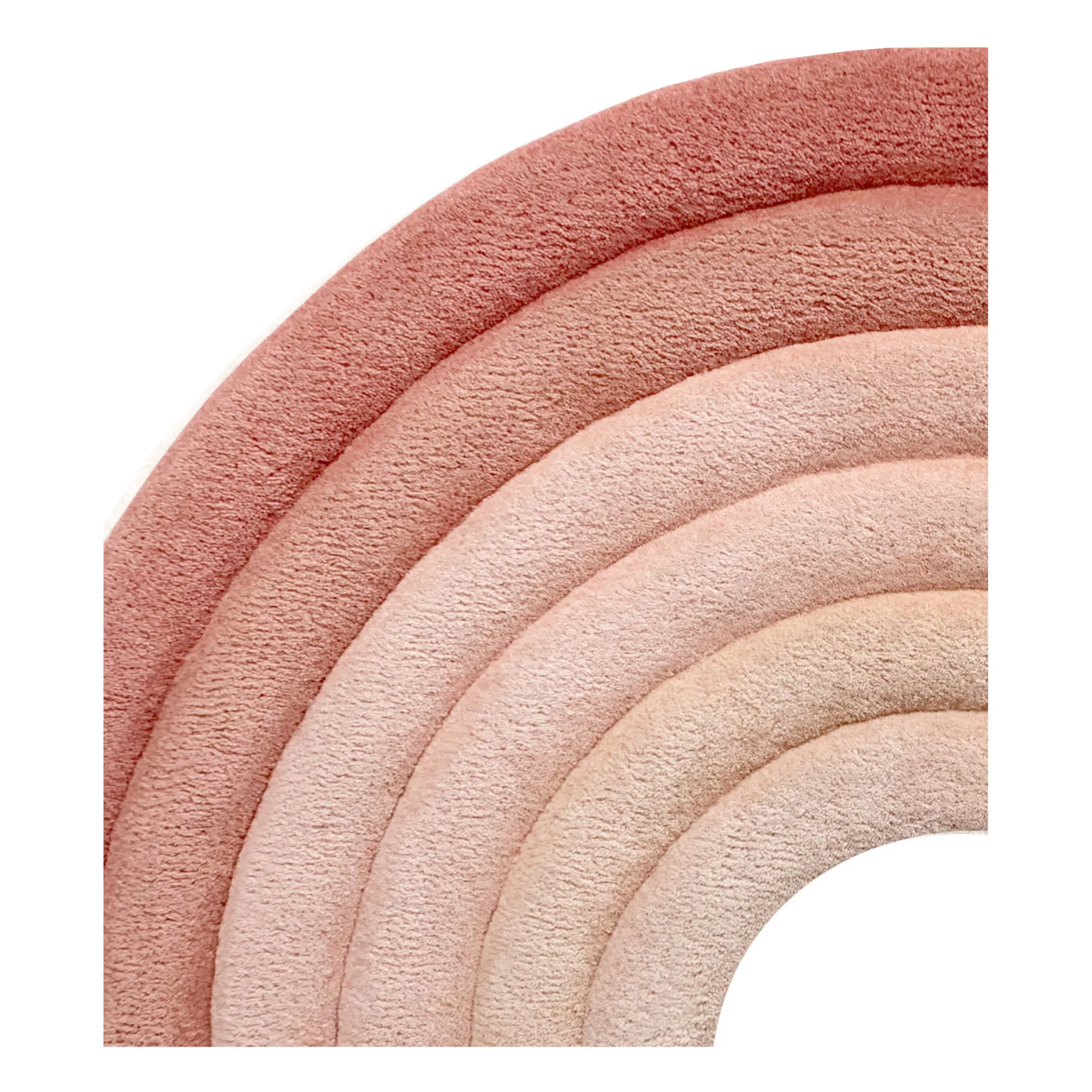 Tapis Rainbow en laine | Rose- Image produit n°2