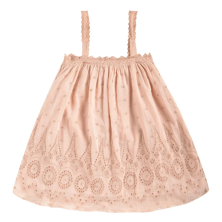 Guananina Organic Cotton Dress  | Pale pink- Product image n°6