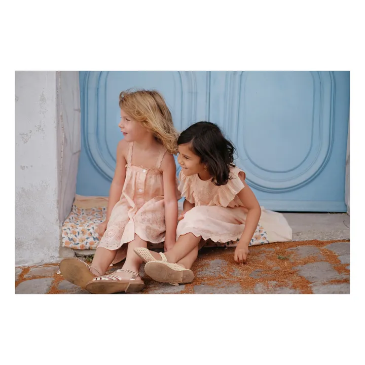 Guananina Organic Cotton Dress  | Pale pink- Product image n°3