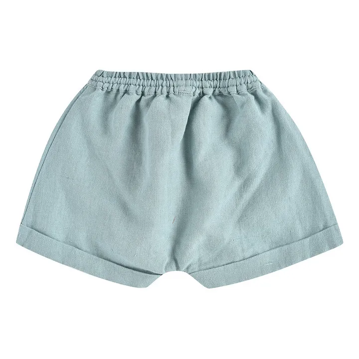Shorts Bio-Baumwolle Aliki | Blaugrün- Produktbild Nr. 3
