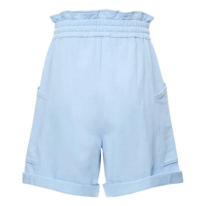 Shorts Harlow Jersey algodón orgánico | Azul Cielo- Imagen del producto n°4
