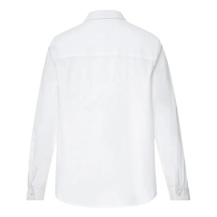 Camisa Everyday algodón orgánico | Blanco- Imagen del producto n°5