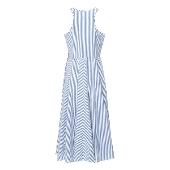 Kleid Claude Bio-Baumwolle | Blau- Produktbild Nr. 5