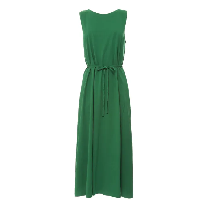Kowtow - Organic Cotton Tank Swing Dress - Green | Smallable