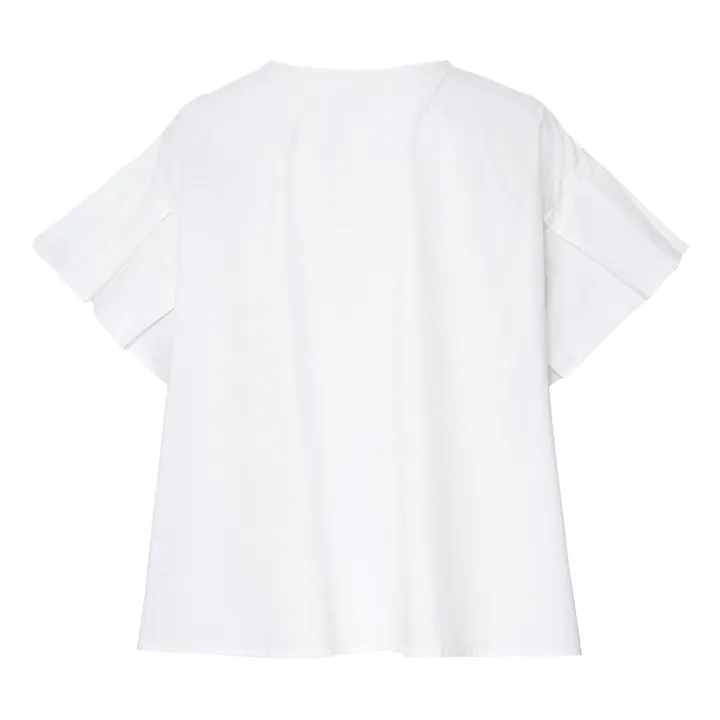 Eloise Organic Cotton Blouse  | White- Product image n°5