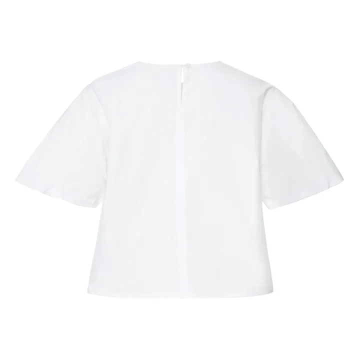 Origami Organic Cotton Blouse  | White- Product image n°6