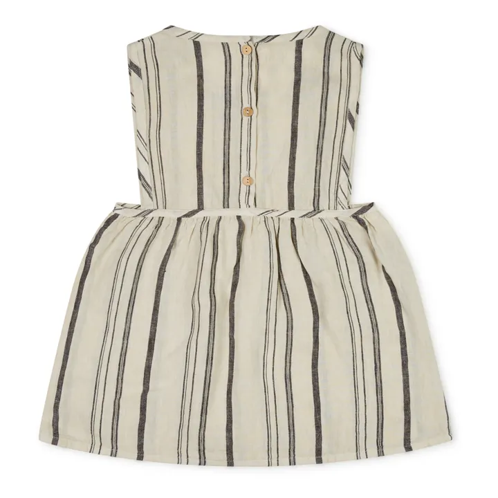 Nora Linen Dress | Ecru- Product image n°5