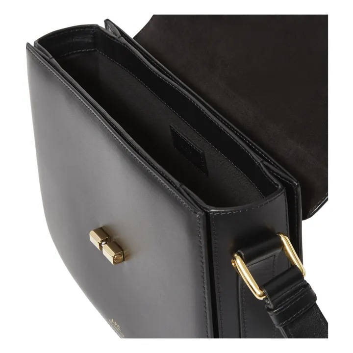 Grace Smooth Leather Bag  | Black- Product image n°6
