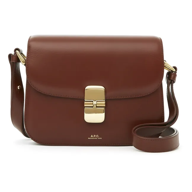 Grace Smooth Leather Bag - Small  | Hazel
