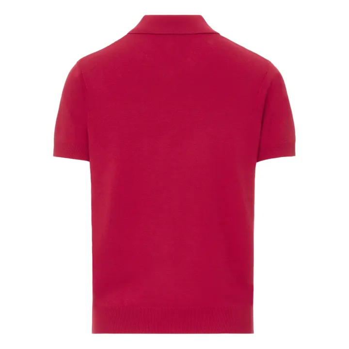 Mathilda Milano Technical Polo Shirt  | Raspberry red- Product image n°7