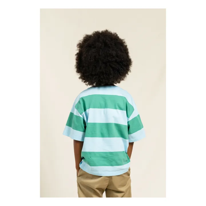 King Striped T-shirt  | Green- Product image n°2