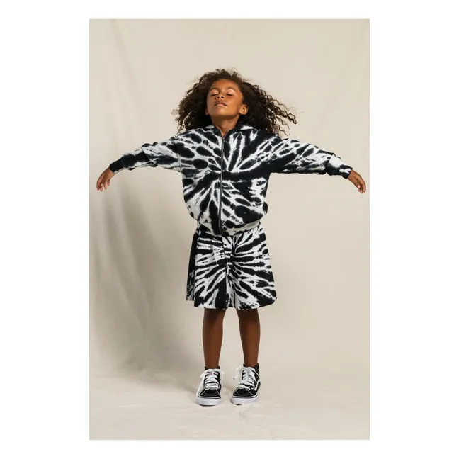 Falda Flow Tie & Dye | Negro