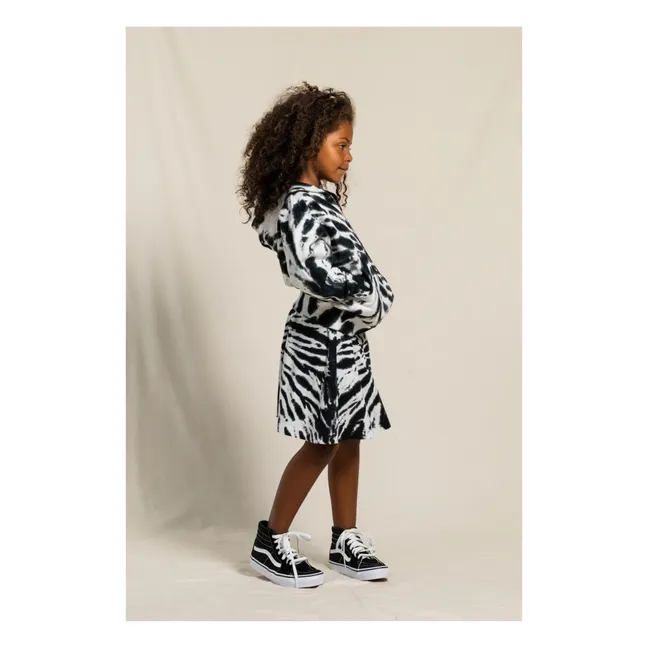 Falda Flow Tie & Dye | Negro