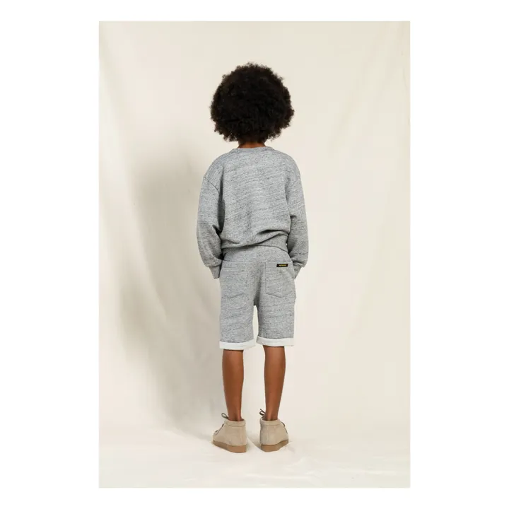 New Grounded Plain Shorts  | Grey- Product image n°2