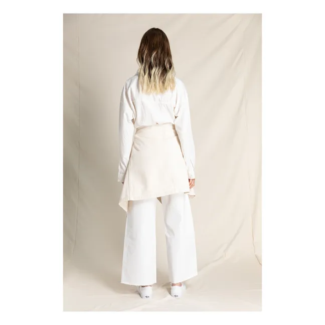 Cropped Charlie Jeans  | White