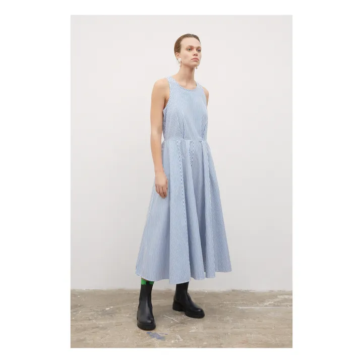 Kleid Claude Bio-Baumwolle | Blau- Produktbild Nr. 1