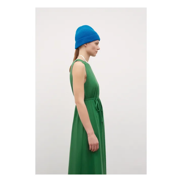 Vestido Tank Swing algodón orgánico | Verde- Imagen del producto n°2