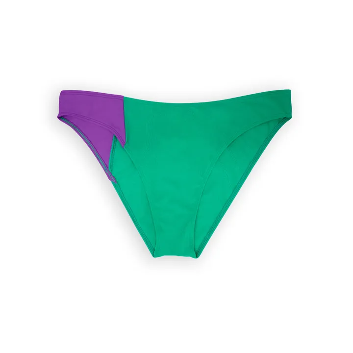 Bikini-Unterteil Bio Ninetys Bicolore | Grün- Produktbild Nr. 0