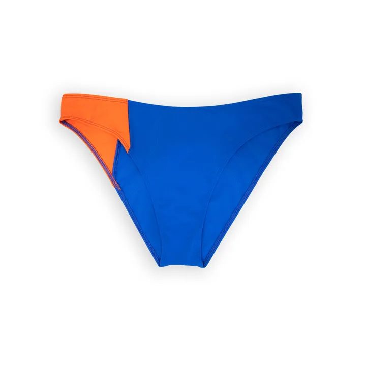Bikini-Unterteil Bio Ninetys Bicolore | Blau- Produktbild Nr. 0