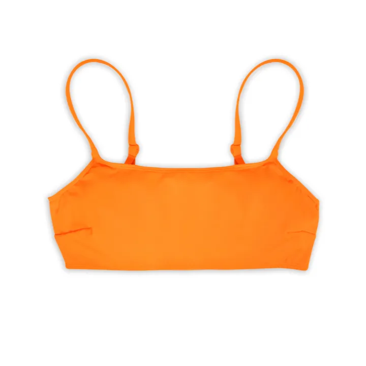 Top de bikini orgánico Bralette | Naranja- Imagen del producto n°0