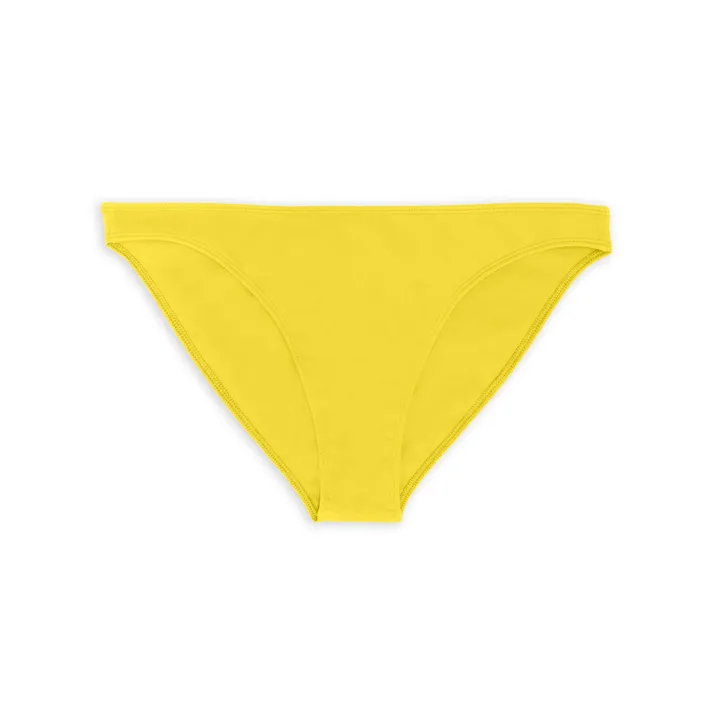 Organic Brief Bikini Bottoms  | Yellow- Product image n°0
