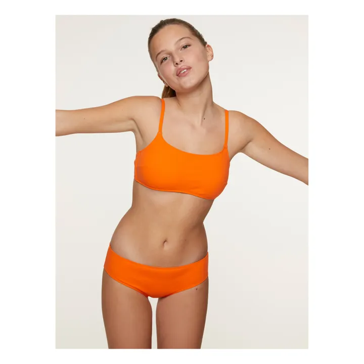 Top de bikini orgánico Bralette | Naranja- Imagen del producto n°1