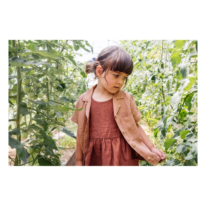 Eden Linen Dress   | Rust- Product image n°2