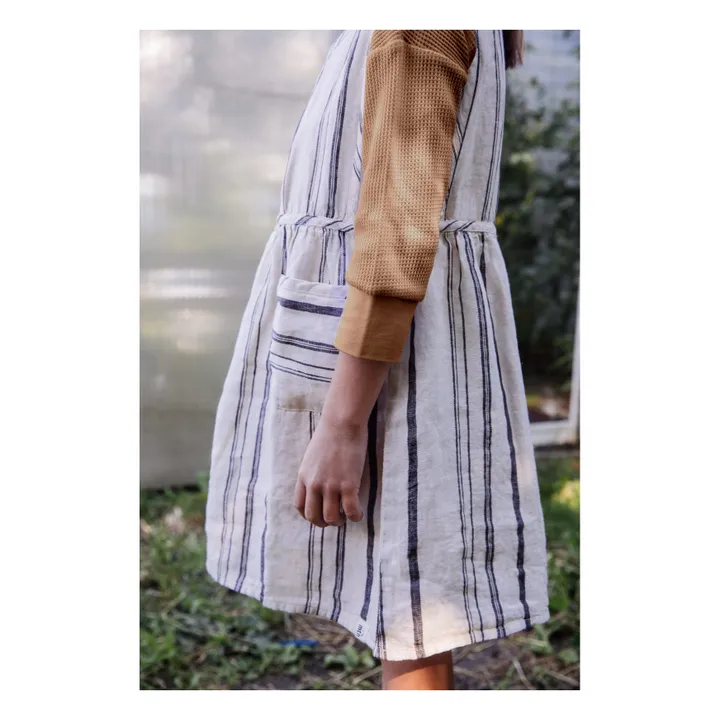 Nora Linen Dress | Ecru- Product image n°3